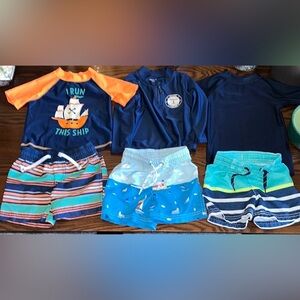 (3) Swim Shorts (only) - Carters 18 months